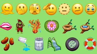 Novos emojis no iOS 15.4.