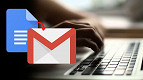 Google Docs agora permite a escrita de textos para envio no Gmail