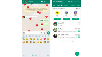WhatsApp GB e outros apps piratas oferecem recursos que geralmente não tem no app oficial. Imagem: Reprodução WhatsApp GB e outros apps piratas oferecem recursos que geralmente não tem no app oficial. Imagem: Reprodução