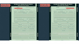 O número de segurança do CRV se localiza nos locais destacados na foto acima. Créditos: Detran/RS