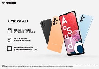 Especificações do Galaxy A13 (Crédito: Samsung/Divulgação)