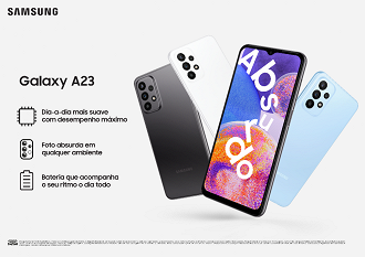 Especificações do Galaxy A23 (Crédito: Samsung/Divulgação)