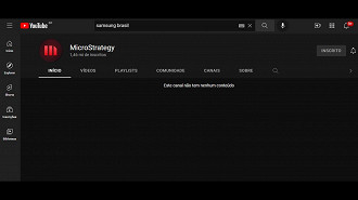 Captura de tela do canal da Samsung Brasil no YouTube hackeado. Fonte: Oficina da Net