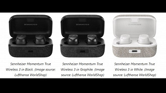 Fone de ouvido in-ear Bluetooth TWS Sennheiser Momentum True Wireless 3. Fonte: Hifi.de