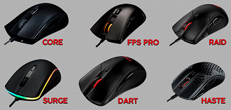 Série Pulsefire da HyperX