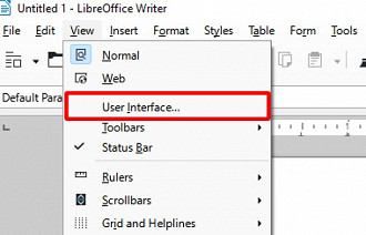 Passo 01 - Adicione as guias dos menus do Microsoft Office no LibreOffice.
