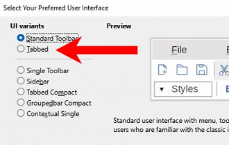 Passo 01 - Adicione as guias dos menus do Microsoft Office no LibreOffice.