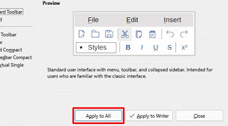 Passo 03 - Adicione as guias dos menus do Microsoft Office no LibreOffice.