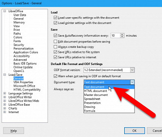 Passo 04 - Utilize o mesmo formato de arquivo do Microsoft Office no LibreOffice.