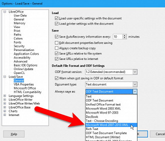 Passo 05 - Utilize o mesmo formato de arquivo do Microsoft Office no LibreOffice.
