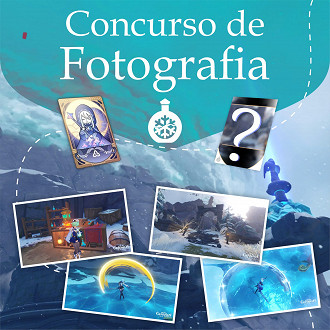 Imagem ilustrativa do Concurso de fotografia Alquimia & Neve do jogo de cartas de Genshin Impact. Fonte: João Antonio Novais