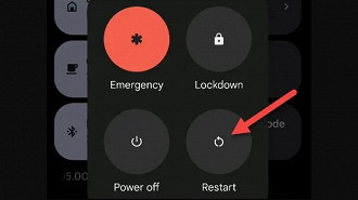Passo 03 - Configurações rápidas - como reiniciar um celular Android sem utilizar o botão físico de ligar/desligar/bloquear.