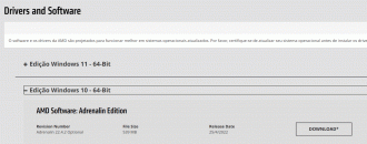 Download de Drivers de placa gráfica externa da AMD