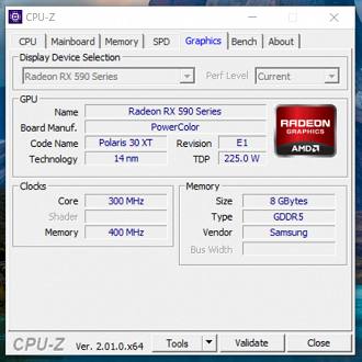 CPU-Z, Graphics