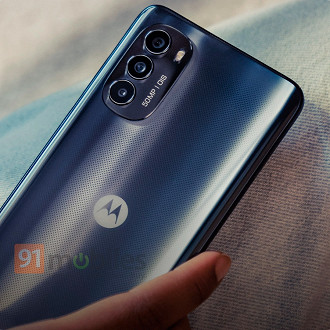 Moto G82 câmeras; Foto: 91mobiles