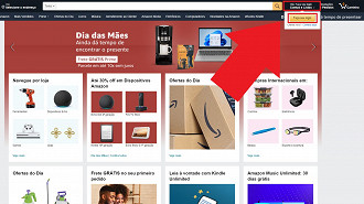 Passo 01 - Como cancelar a assinatura do Amazon Prime. Fonte: Vitor Valeri