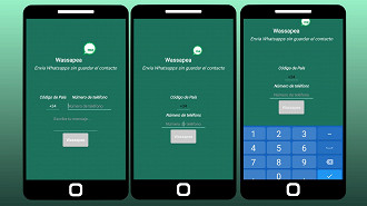 Wassapeame é um exemplo de app para enviar mensagens de WhatsApp anônimas.