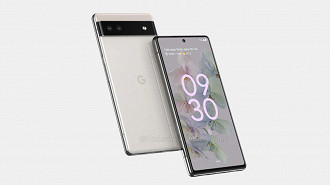 Renderizações não oficiais do design esperado do Pixel 6A. Fonte: Steve Hemmerstoffer/91Mobiles