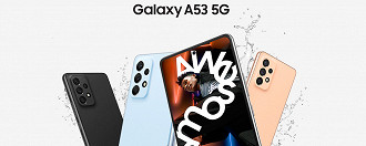 O Galaxy A53 5G é lançamento da Samsung