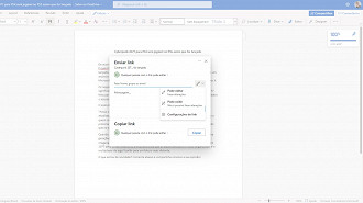 Passo 06 - Como compartilhar um documento no Microsoft Office. Fonte: Vitor Valeri