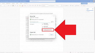 Passo 07 - Como compartilhar um documento no Microsoft Office. Fonte: Vitor Valeri