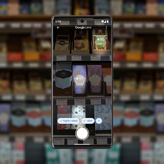 Utilizando o modo Scene Exploration no Google Lens. Fonte: Google