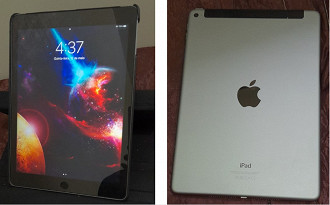 iPad Air 2 na cor silver