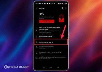 Passo 02 - Como interromper a otimização de bateria para alguns aplicativos. Fonte: Vitor Valeri