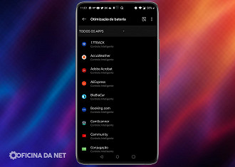 Passo 03 - Como interromper a otimização de bateria para alguns aplicativos. Fonte: Vitor Valeri