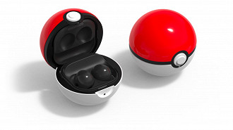 Edição limitada dos Galaxy Buds 2 de Pokemon. Fonte: Samsung