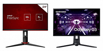 AOC HERO G2 e SAMSUNG ODISSEY G3