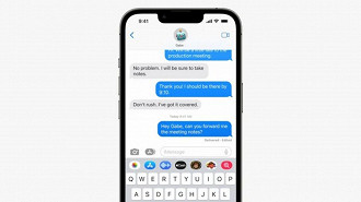 O iMessage vai permitir edição das mensagens já enviadas (Crédito: Apple/Reprodução)