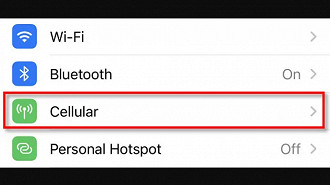 Passo 02 - Como impedir uso de dados moveis de um app específico no iPhone.