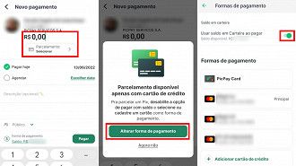 Como fazer um Pix com o cartão de crédito pelo PicPay.