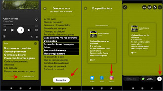 Como colocar a letra de uma música nos Stories do Instagram.