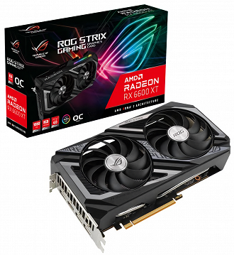 Modelo Rog Strix da RX 6600 XT. Perfeita!