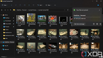 Acesso às informações do OneDrive através do ícone do Explorador de Arquivos (File Explorer). Fonte: XDADevelopers