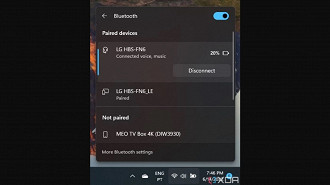 Novo menu para controlar dispositivos Bluetooth. Fonte: XDADevelopers