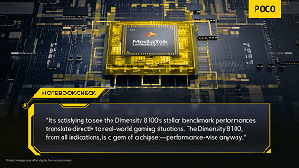 Segundo o NotebookCheck, o Dimensity 8100 é o processador ideal para os jogos que exigem alta performance.