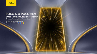 Enquanto o POCO F4 oferece uma tela AMOLED de 120 Hz, o X4 GT tem uma painel IPS LCD de até 144 Hz.