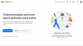 Como criar reunião no Google Meet?