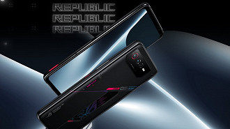Celular gamer Asus ROG Phone 6. Fonte: Asus