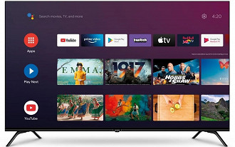 Smart TV Aiwa da Mondial com Android TV. Fonte: Mondial