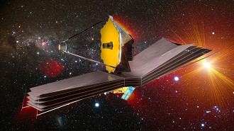 O Telescópio Espacial James Webb (JWST) da NASA orbitará o sol a 1,5 milhão de quilômetros da Terra. (Crédito da imagem: ESA)