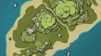 Localização de todas as Conchas Fantasma (Phantasmal Conches) na Ilha do Pudim (Pudding Isle) no Arquipélago da Maçã Dourada (