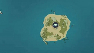 Localização de todas as Conchas Fantasma (Phantasmal Conches) na Ilha do Meio ou Ilha Central (Middle Island) no Arquipélago da Maçã Dourada (