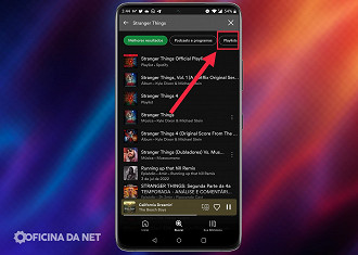 Passo 03 - Como utilizar o efeito da lanterninha do Stranger Things em todas as músicas no Spotify. Fonte: Vitor Valeri