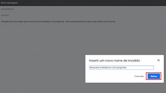 Passo 10 - Como criar respostas automáticas no Gmail. Fonte: Vitor Valeri