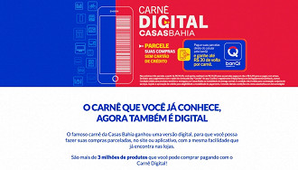 Carnê Digital Casas Bahia