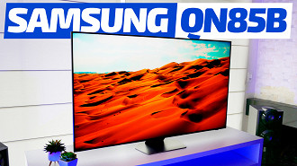 Samsung QN85B QLED TV Review // Ótima Smart TV 4K!